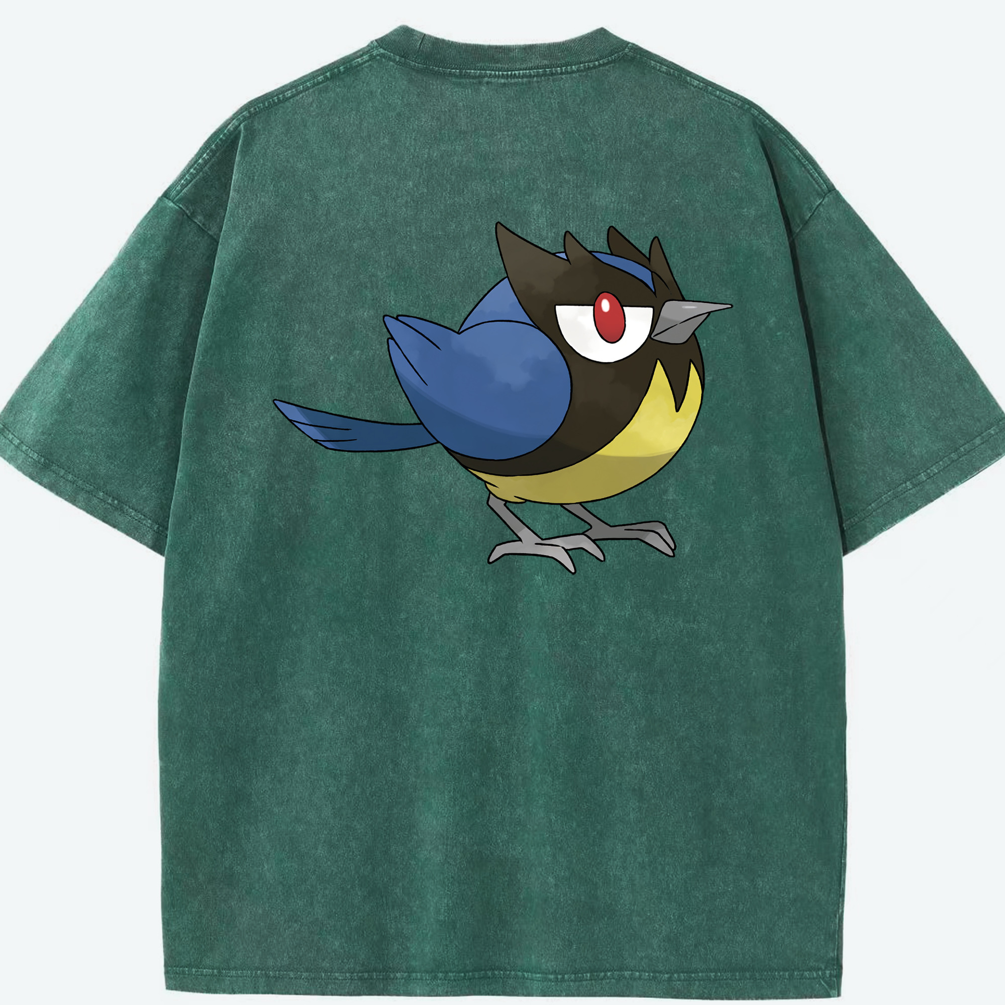 （画像用） ポケットモンスター Pokémon 綿100% ヴィンテージ風 半袖Tシャツ（背面プリント）